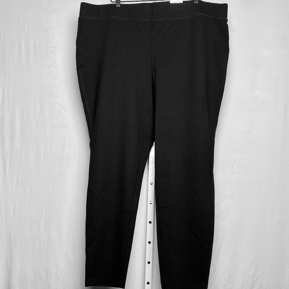 NWT INC International Concepts Plus Size Black Mid Rise Regular Fit Pants 26W - Picture 2 of 8